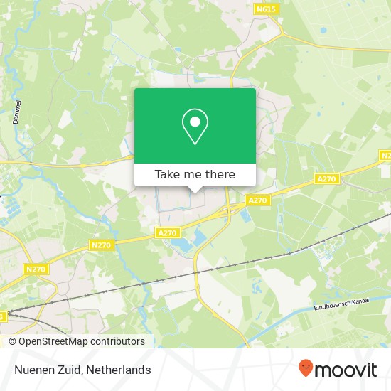 Nuenen Zuid map