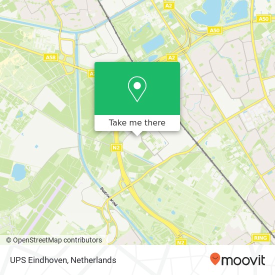 UPS Eindhoven Karte