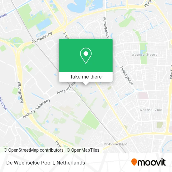 De Woenselse Poort map