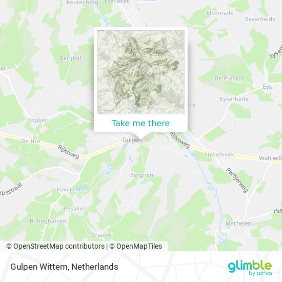Gulpen Wittem map