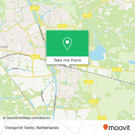 Vistaprint Venlo map