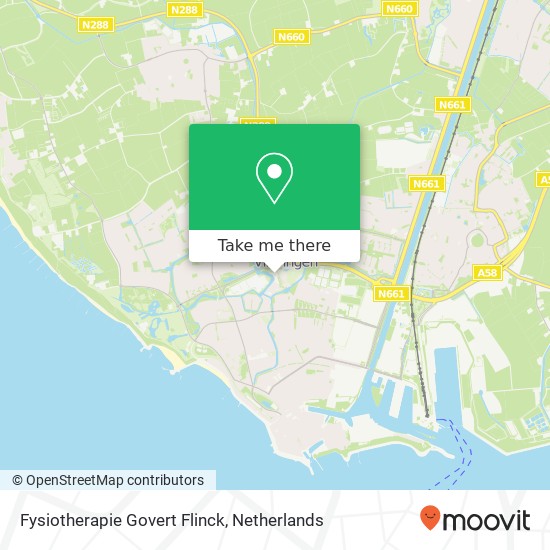 Fysiotherapie Govert Flinck map