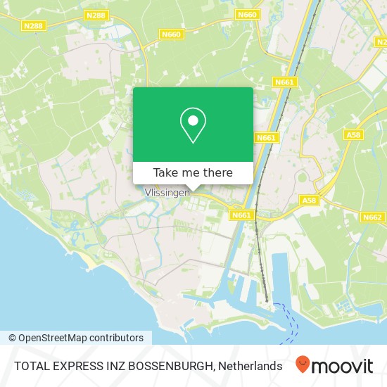 TOTAL EXPRESS INZ BOSSENBURGH map