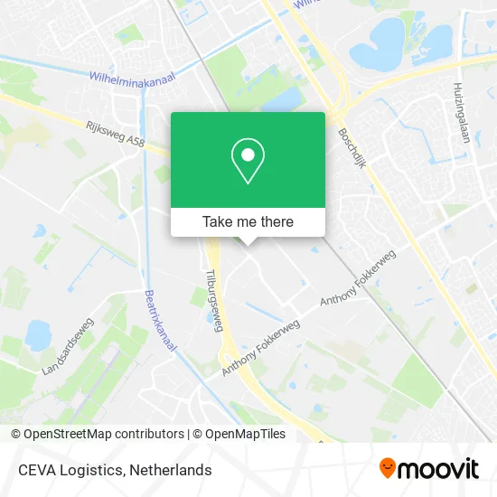 CEVA Logistics map
