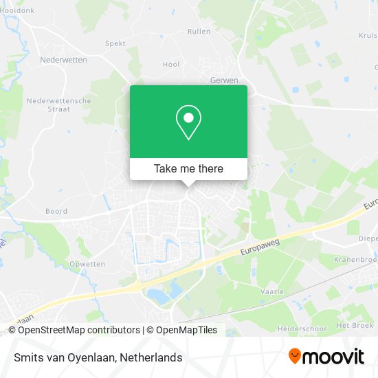 Smits van Oyenlaan map