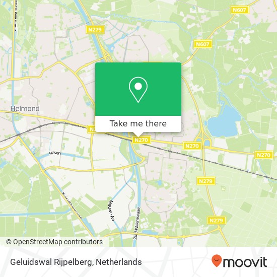 Geluidswal Rijpelberg map