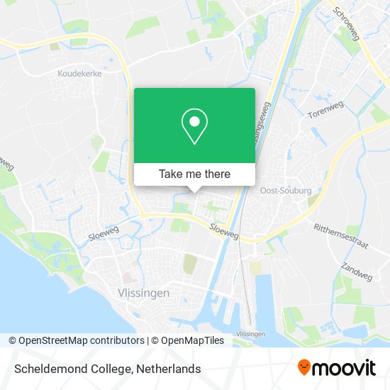 Scheldemond College map