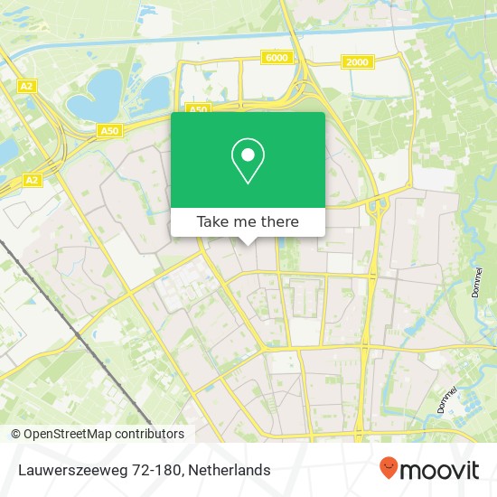 Lauwerszeeweg 72-180 map
