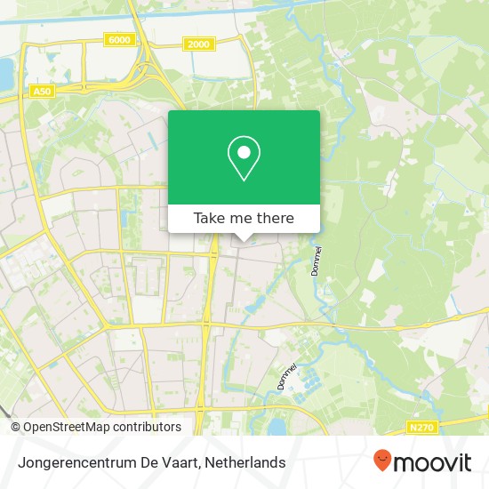 Jongerencentrum De Vaart Karte