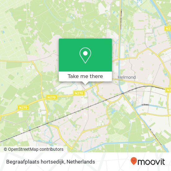 Begraafplaats hortsedijk map