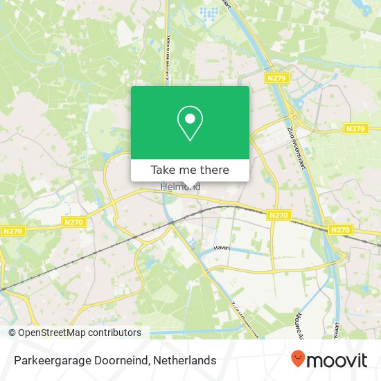 Parkeergarage Doorneind map