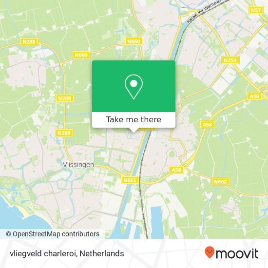 vliegveld charleroi map