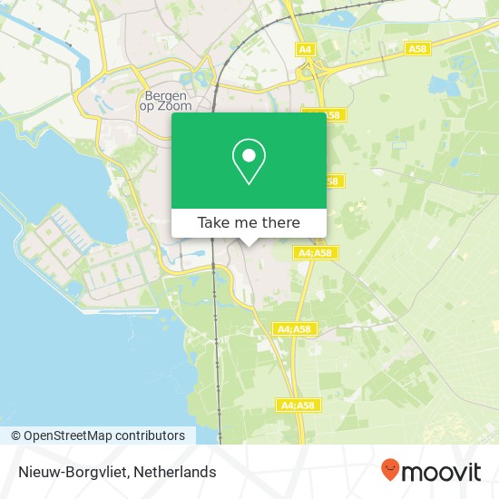 Nieuw-Borgvliet map