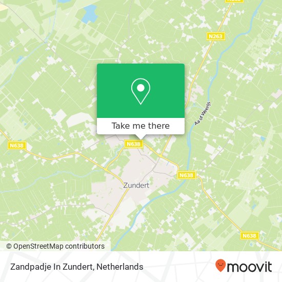 Zandpadje In Zundert Karte