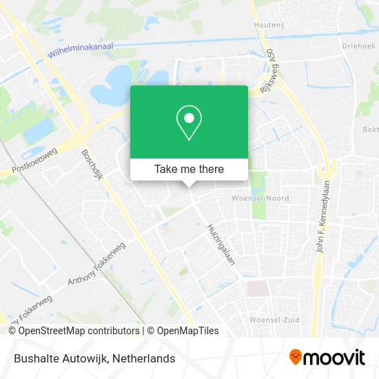 Bushalte Autowijk map