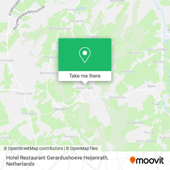 Hotel Restaurant Gerardushoeve Heijenrath map