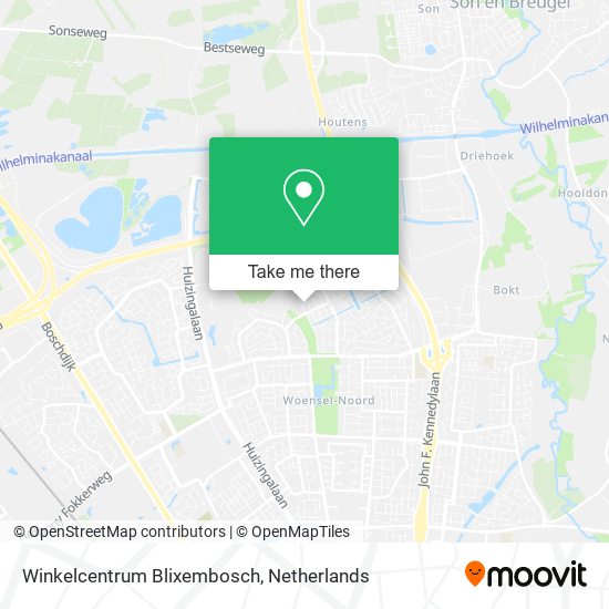 Winkelcentrum Blixembosch Karte