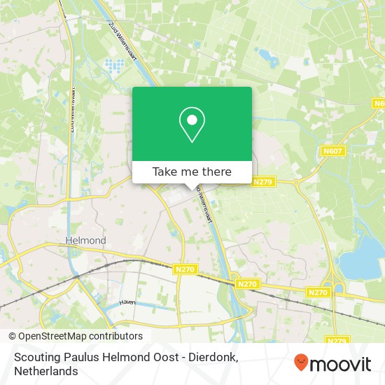 Scouting Paulus Helmond Oost -  Dierdonk map