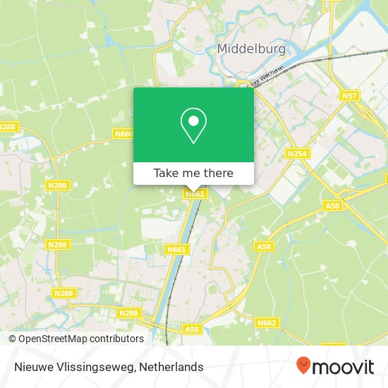 Nieuwe Vlissingseweg map