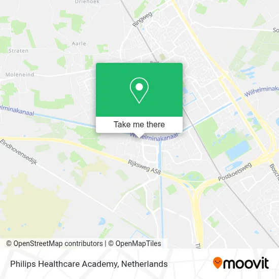 Philips Healthcare Academy map
