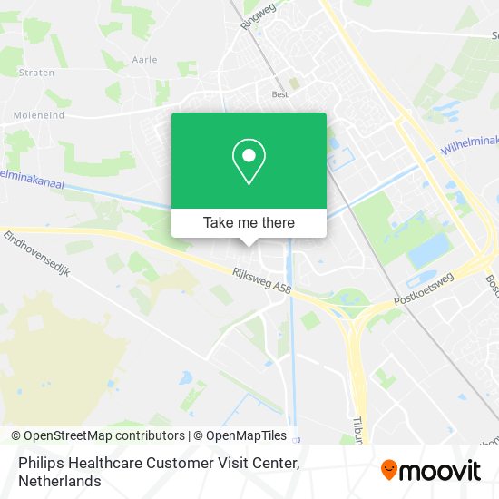 Philips Healthcare Customer Visit Center Karte