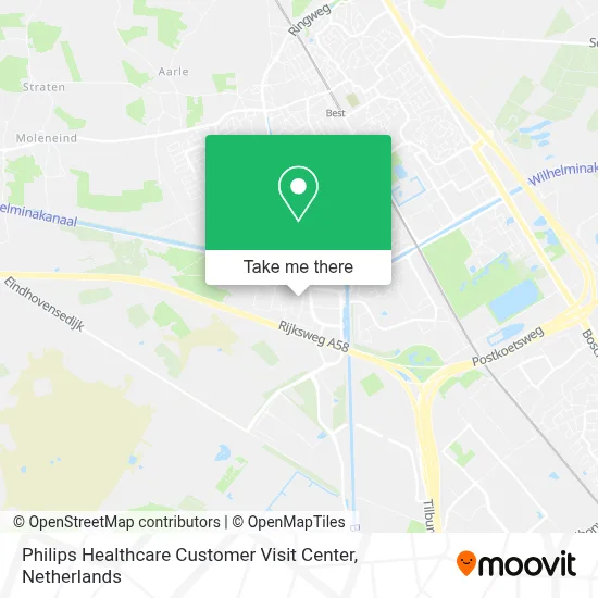 Philips Healthcare Customer Visit Center map