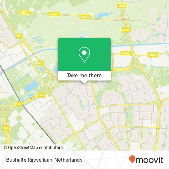 Bushalte Rijssellaan map