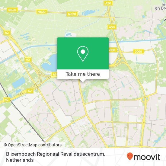 Blixembosch Regionaal Revalidatiecentrum map