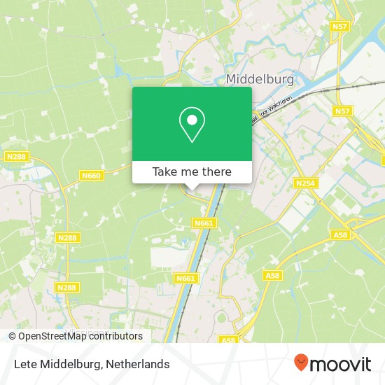 Lete Middelburg Karte