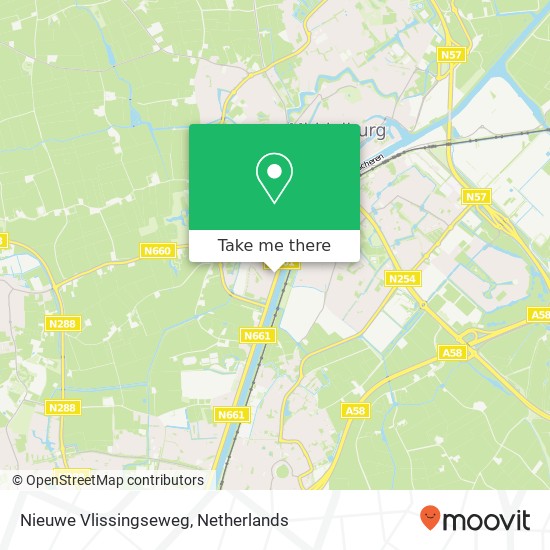 Nieuwe Vlissingseweg map