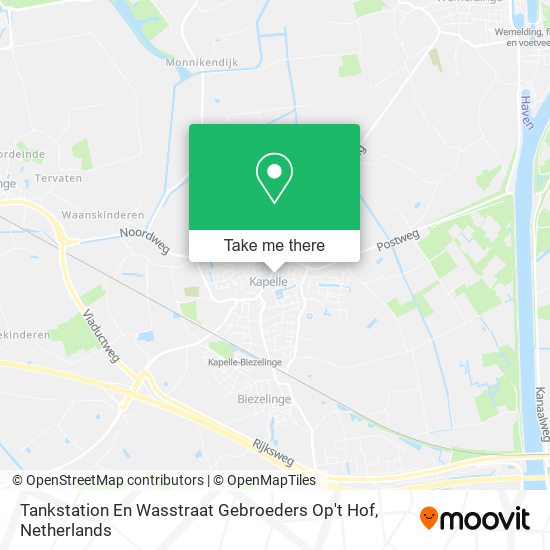 Tankstation En Wasstraat Gebroeders Op't Hof map