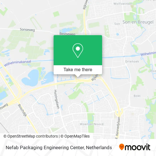 Nefab Packaging Engineering Center map