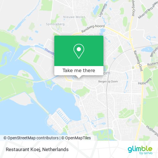 Restaurant Koej map