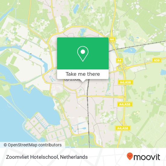 Zoomvliet Hotelschool Karte