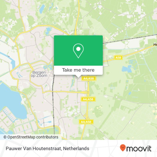 Pauwer Van Houtenstraat map