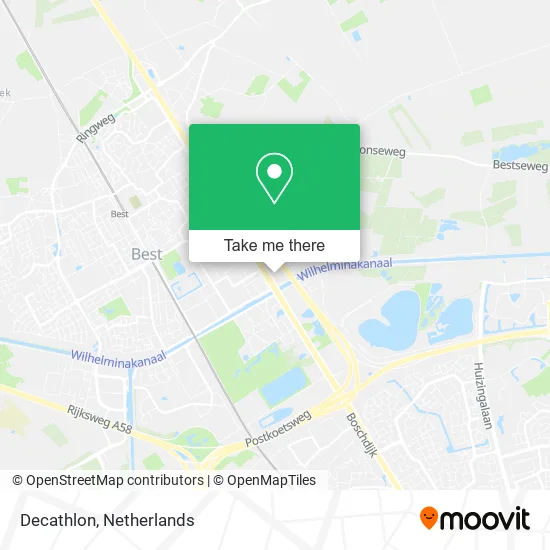 Decathlon map