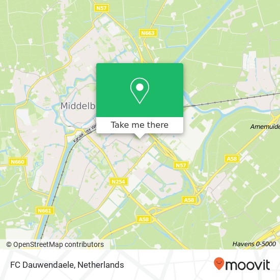 FC Dauwendaele map