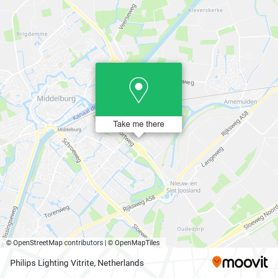 Philips Lighting Vitrite Karte