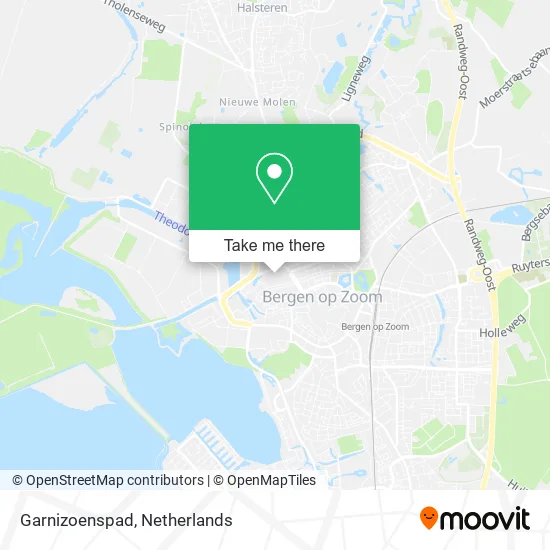 Garnizoenspad Karte