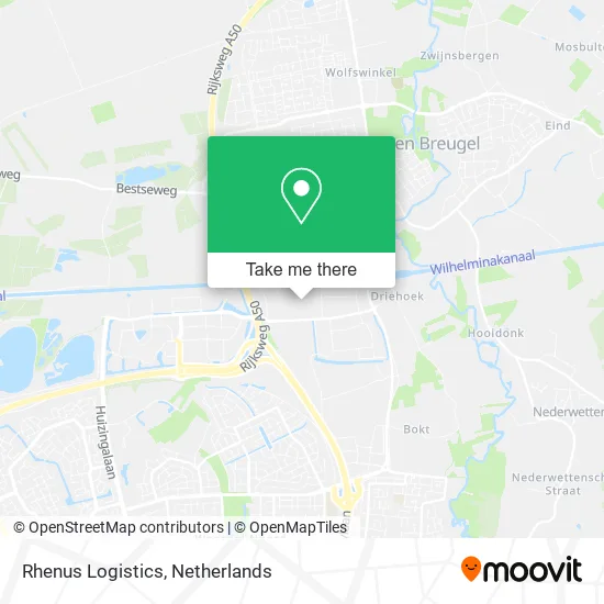 Rhenus Logistics map