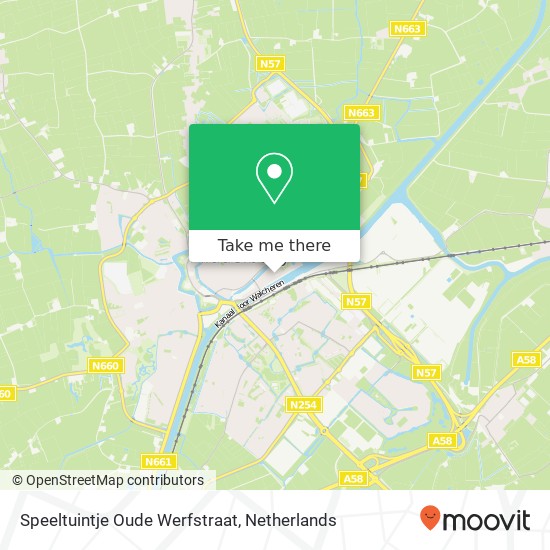 Speeltuintje Oude Werfstraat Karte