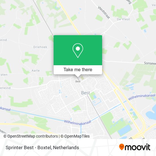 Sprinter Best - Boxtel map
