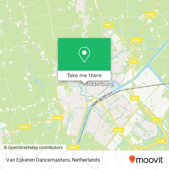 Van Eijkeren Dancemasters map