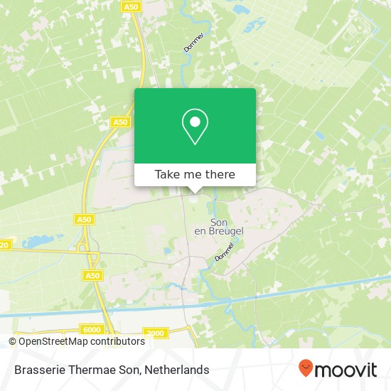 Brasserie Thermae Son map