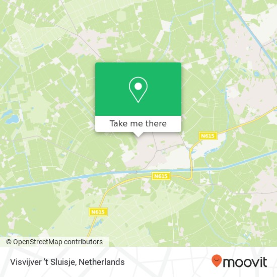 Visvijver 't Sluisje map