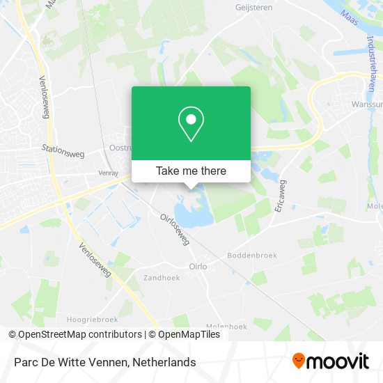 Parc De Witte Vennen map