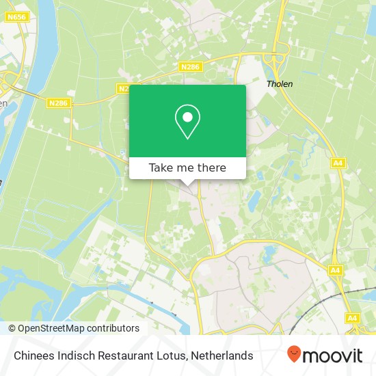 Chinees Indisch Restaurant Lotus map