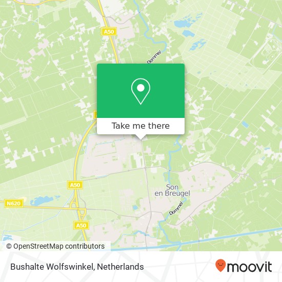 Bushalte Wolfswinkel map