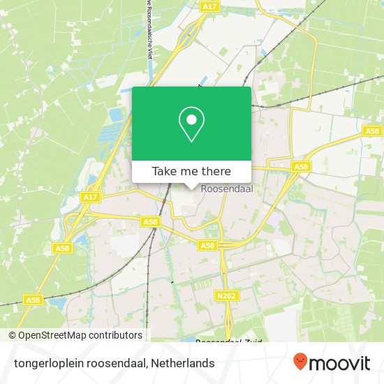 tongerloplein roosendaal Karte