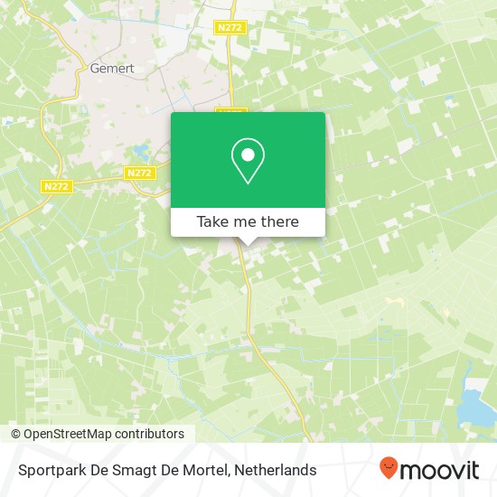 Sportpark De Smagt De Mortel map